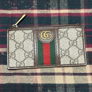 GUCCI ZIP CARD CASE - Ophidia